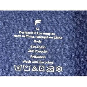 Fabletics Polo Shirt Men XL Blue Breathable‎ Lightweight